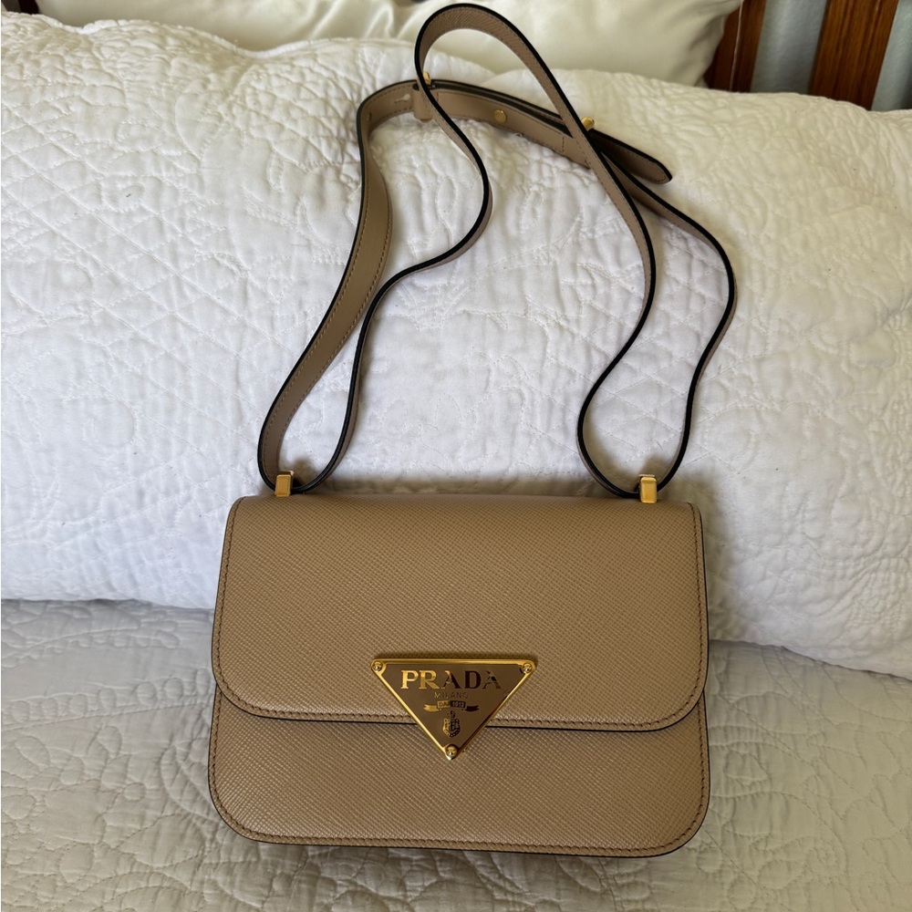 Prada Embleme Saffiano Shoulder bag